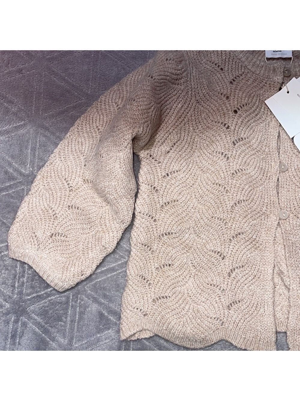 OPEN KNIT CARDIGAN - Picture 3 of 4